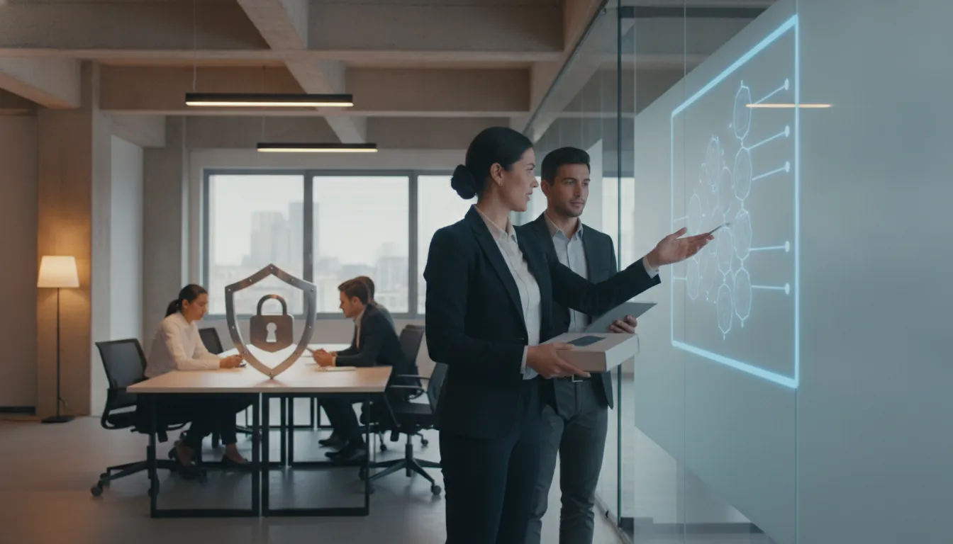 Security team reviewing workforce risk signals during new hire onboarding