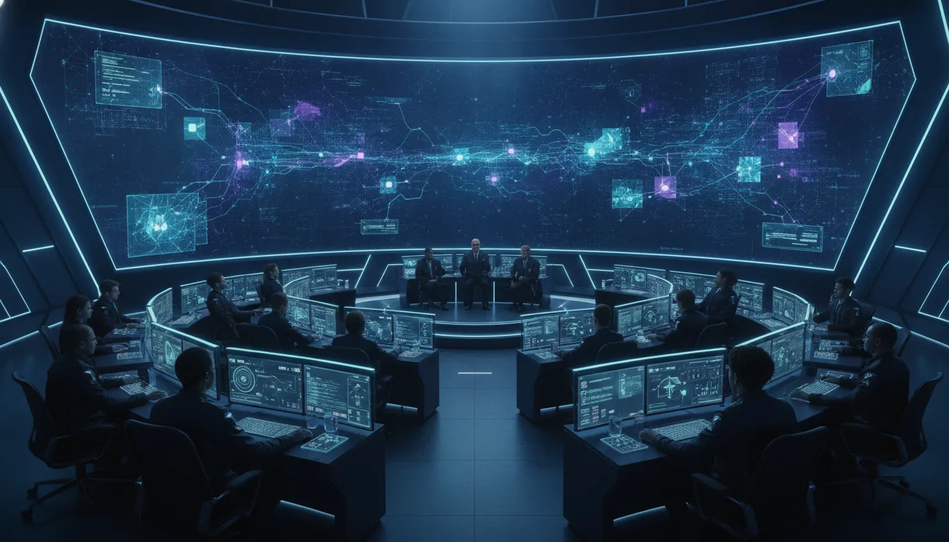Security operations leader reviewing a high-risk AI agent action before authorization