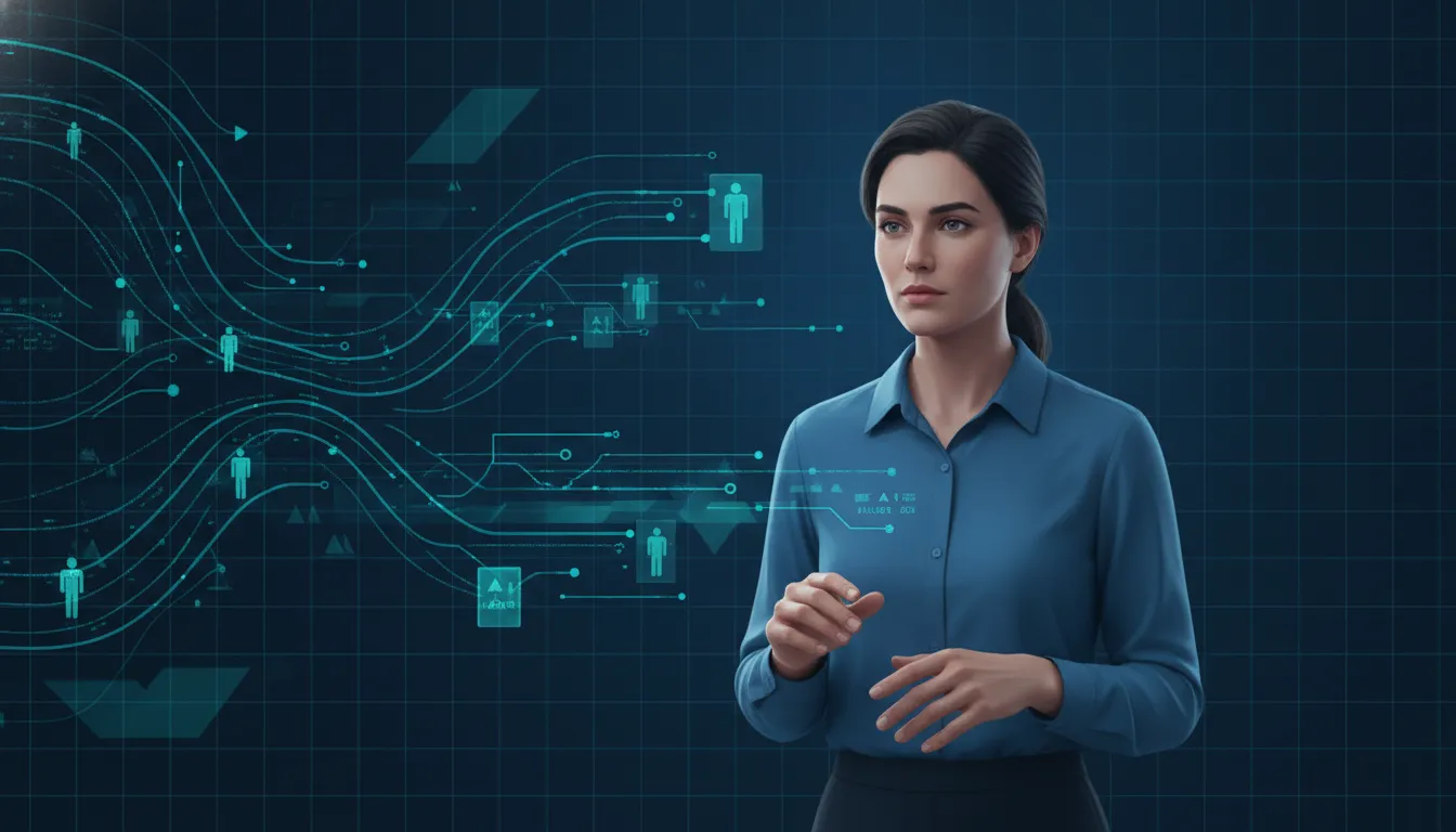 Security leader reviewing contextual intelligence for insider risk management