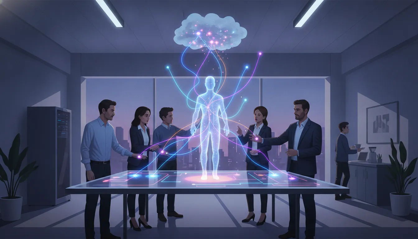 Security team connecting workforce behavior, identity, access, and threat context during employee offboarding