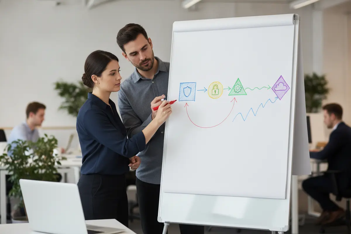 Security colleagues map a phishing simulation program improvement path