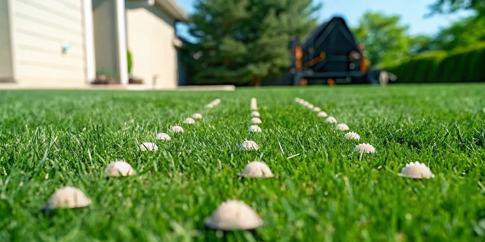 Lawn care services treatment plan for a healthy residential yard