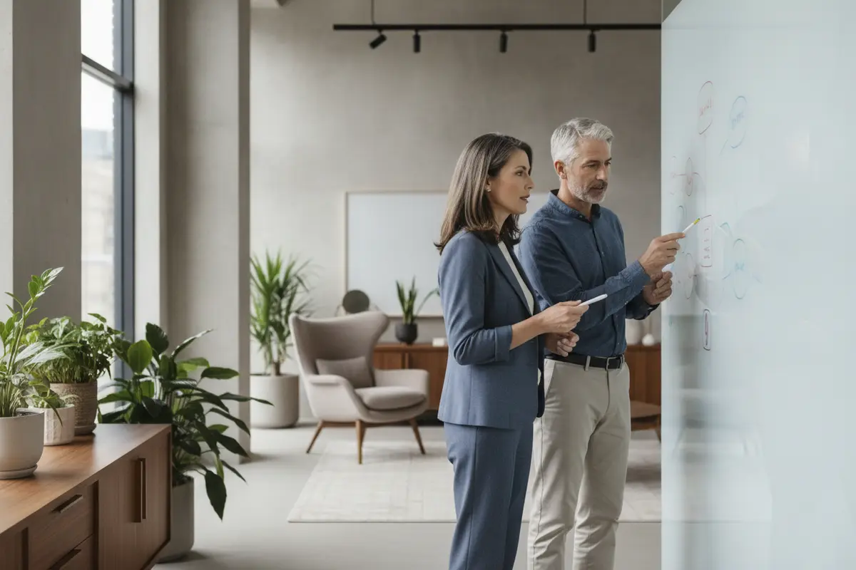 cmo executive search briefing with company leaders defining the role and priorities