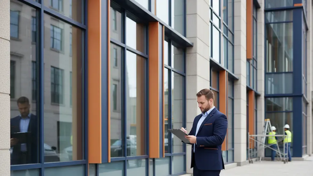 Commercial window replacement checklist review for a property manager planning an occupied building project