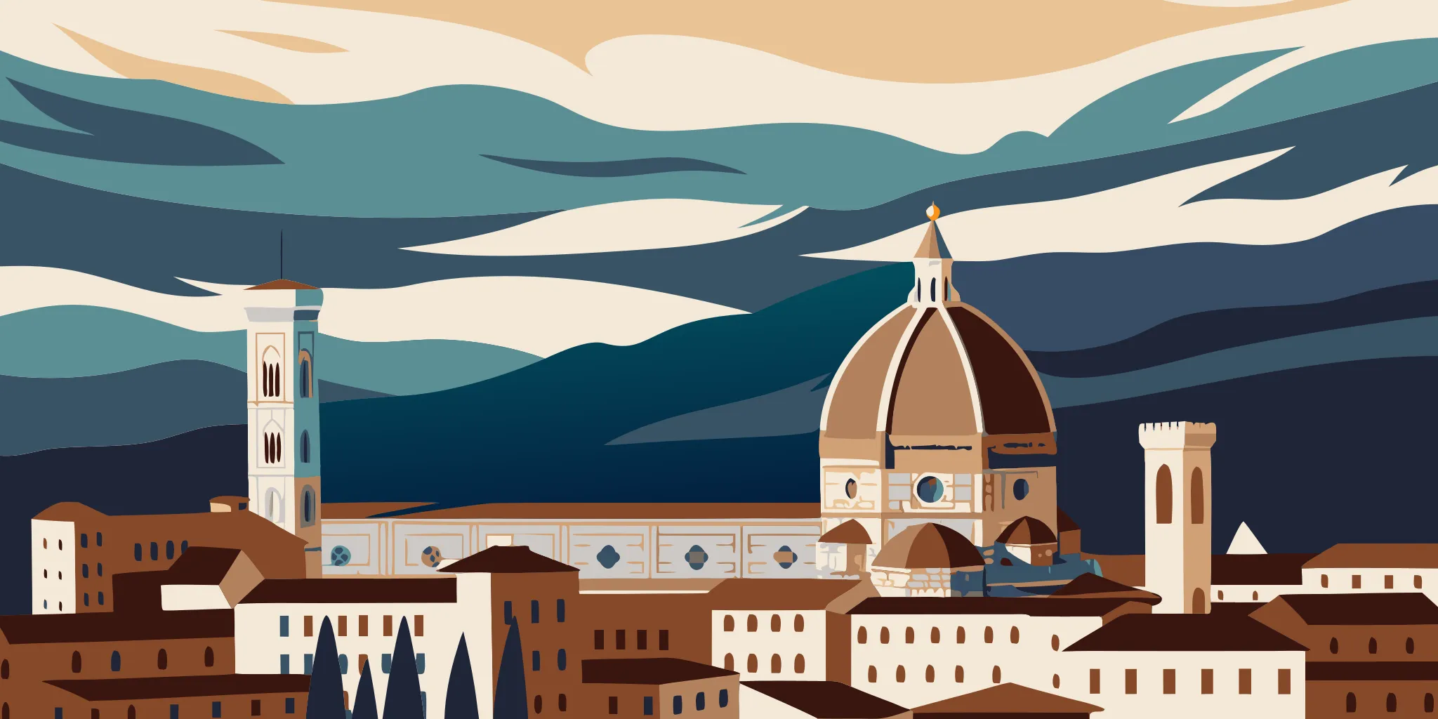 Florence in autumn during the best time to visit Italy from Canada