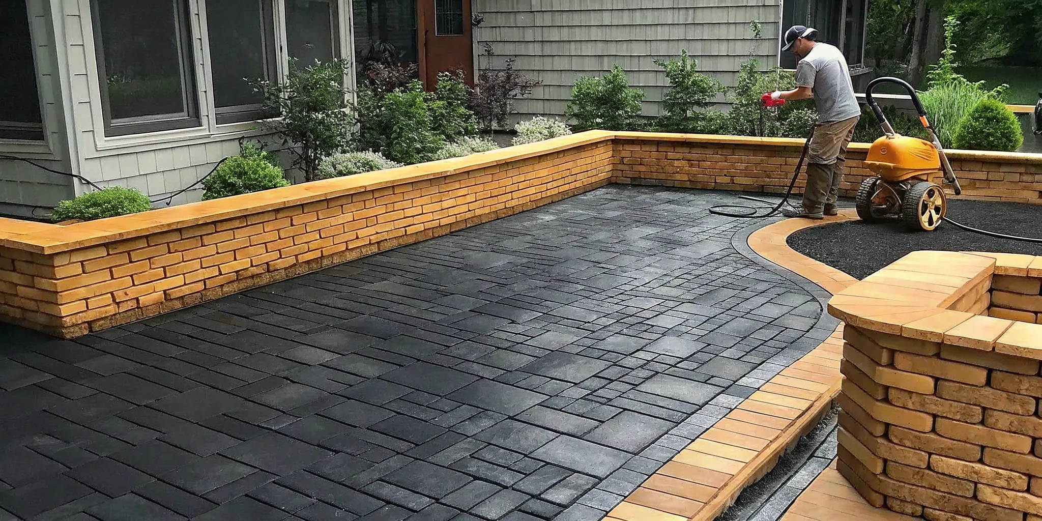 Professional process for how to remove efflorescence from pavers