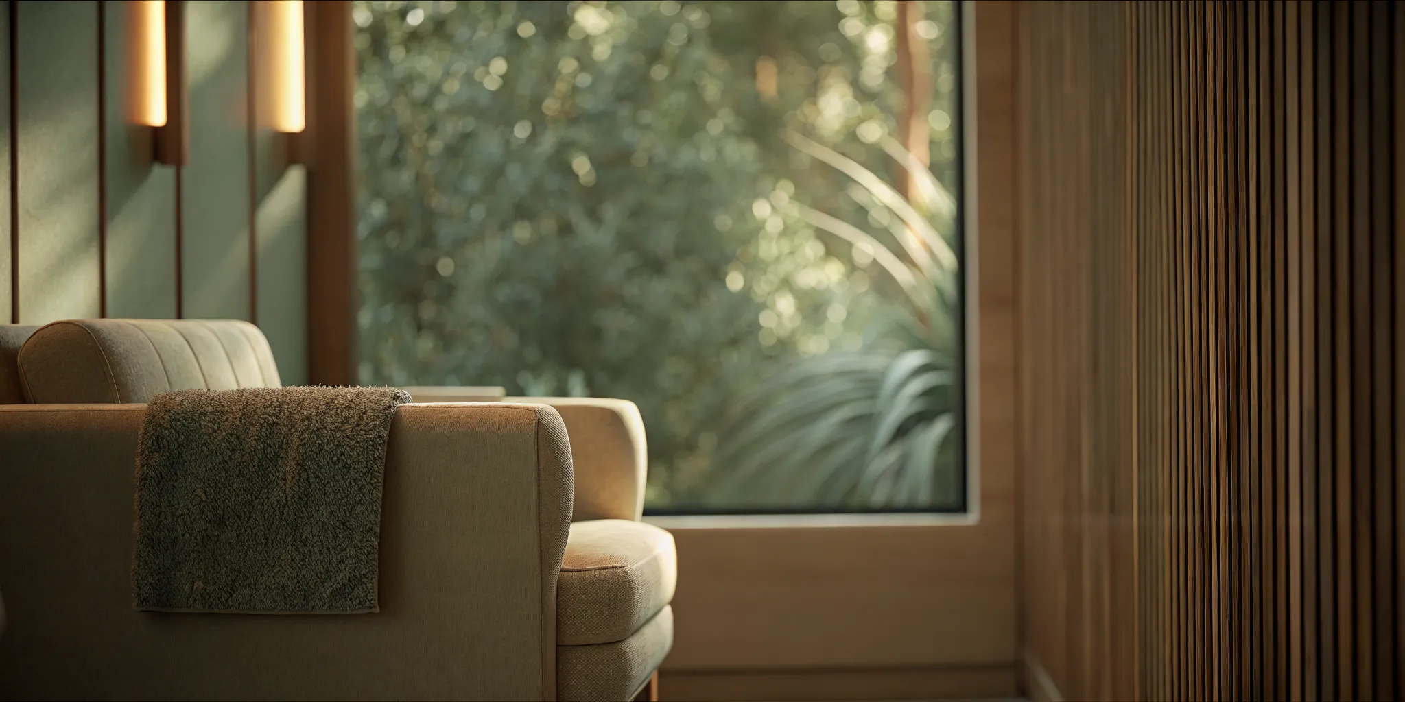 Private therapy consultation room at a luxury treatment center