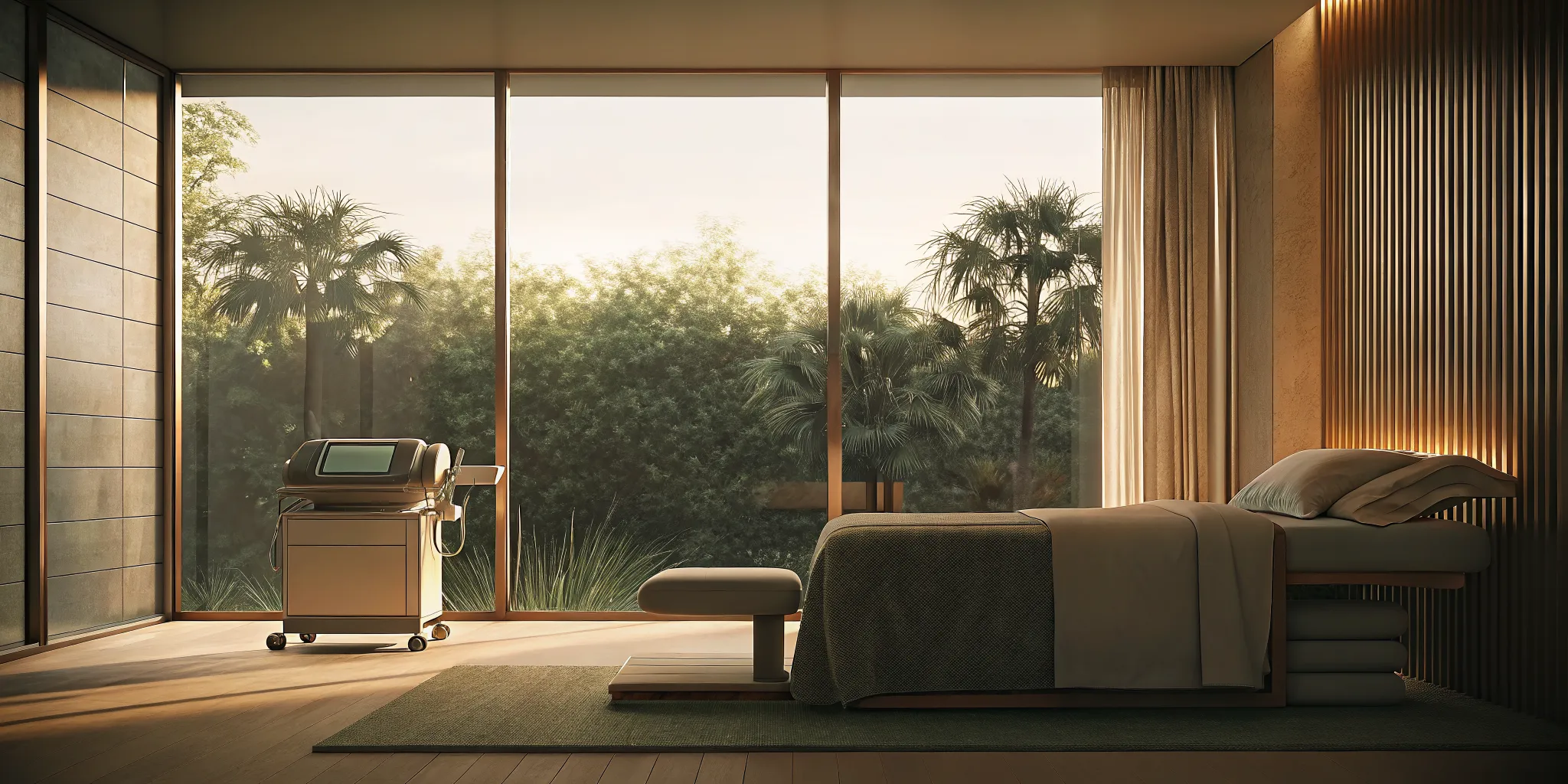 Calm private suite for opioid detox in Los Angeles
