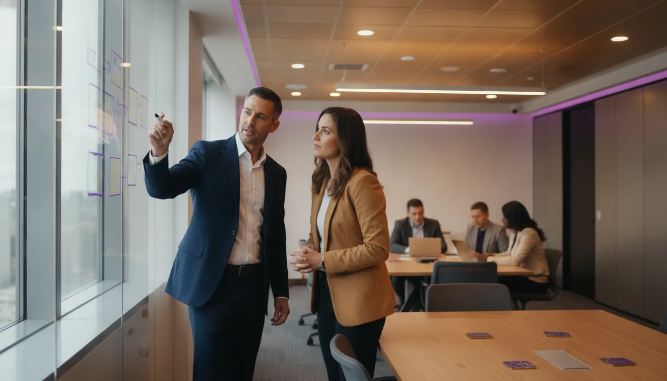 MSP owner and operations leader planning business priorities