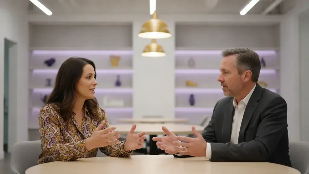 MSP owner and marketing operator discussing an outsourcing strategy