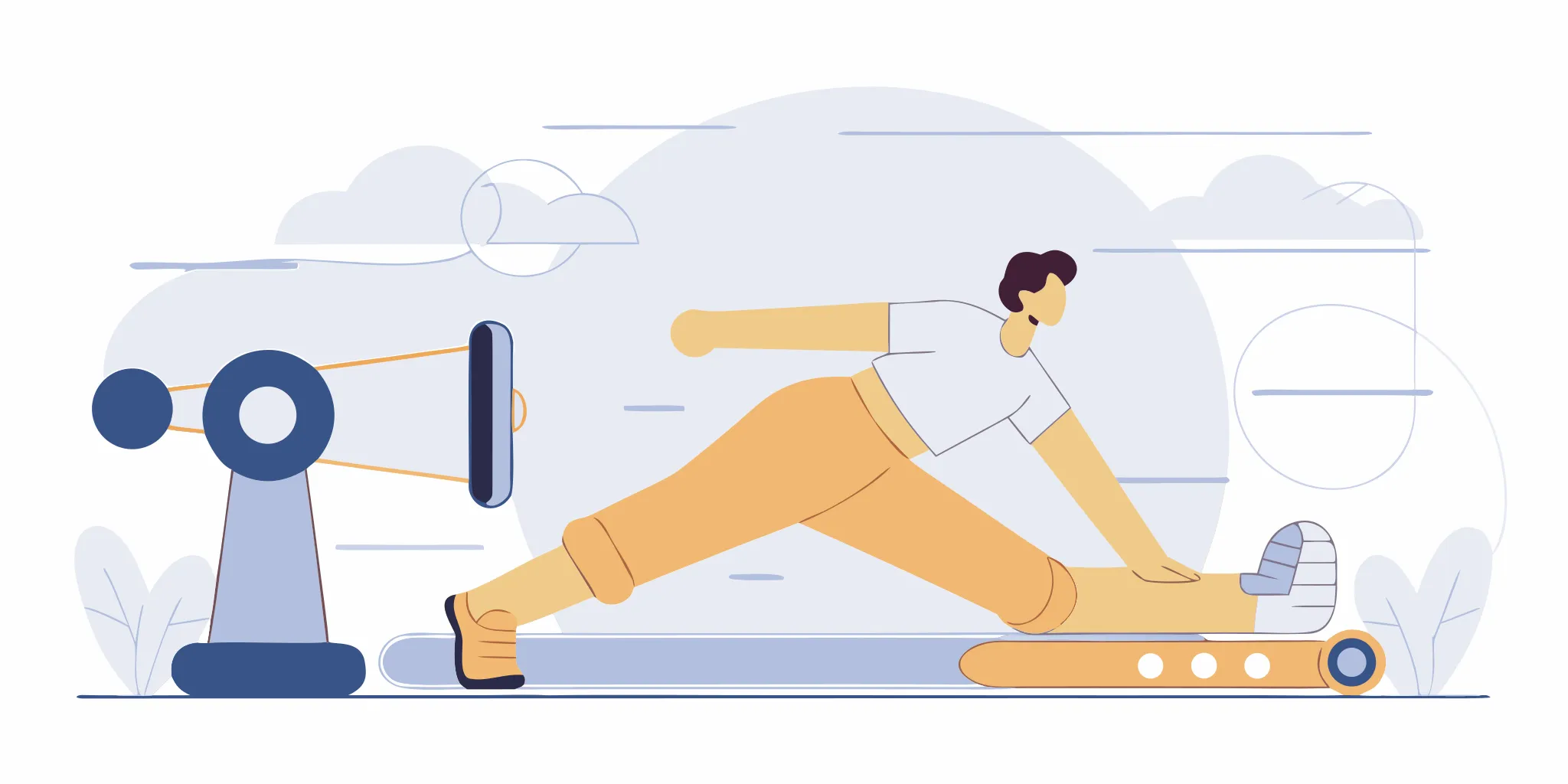 Simple active mobility routine paired with a vibration massager for glutes