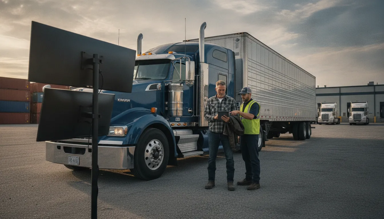 AG Express Line dispatcher helping an owner operator compare loads