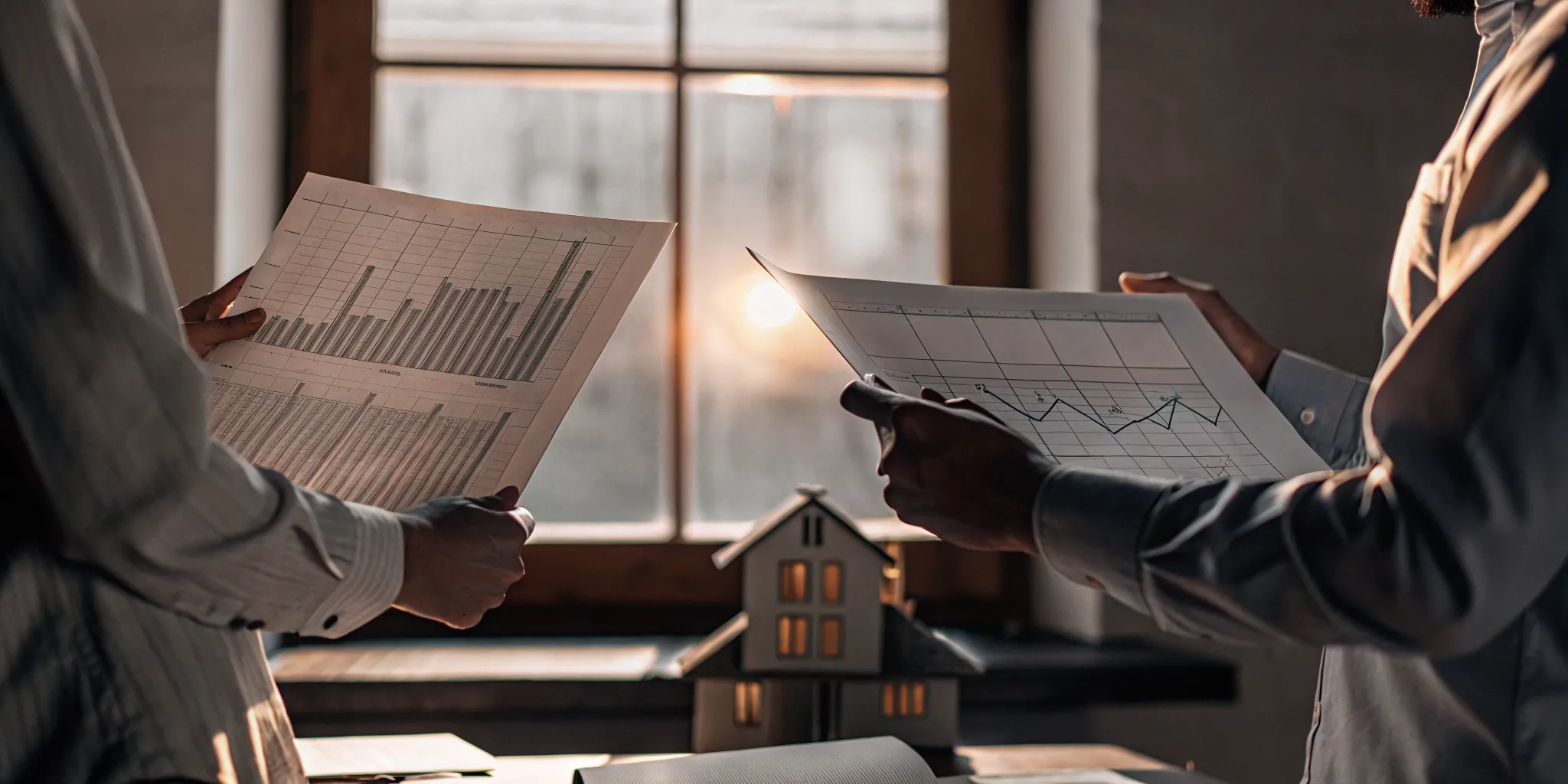 Real estate investor comparing 1031 exchange property portfolio with opportunity zone development project options