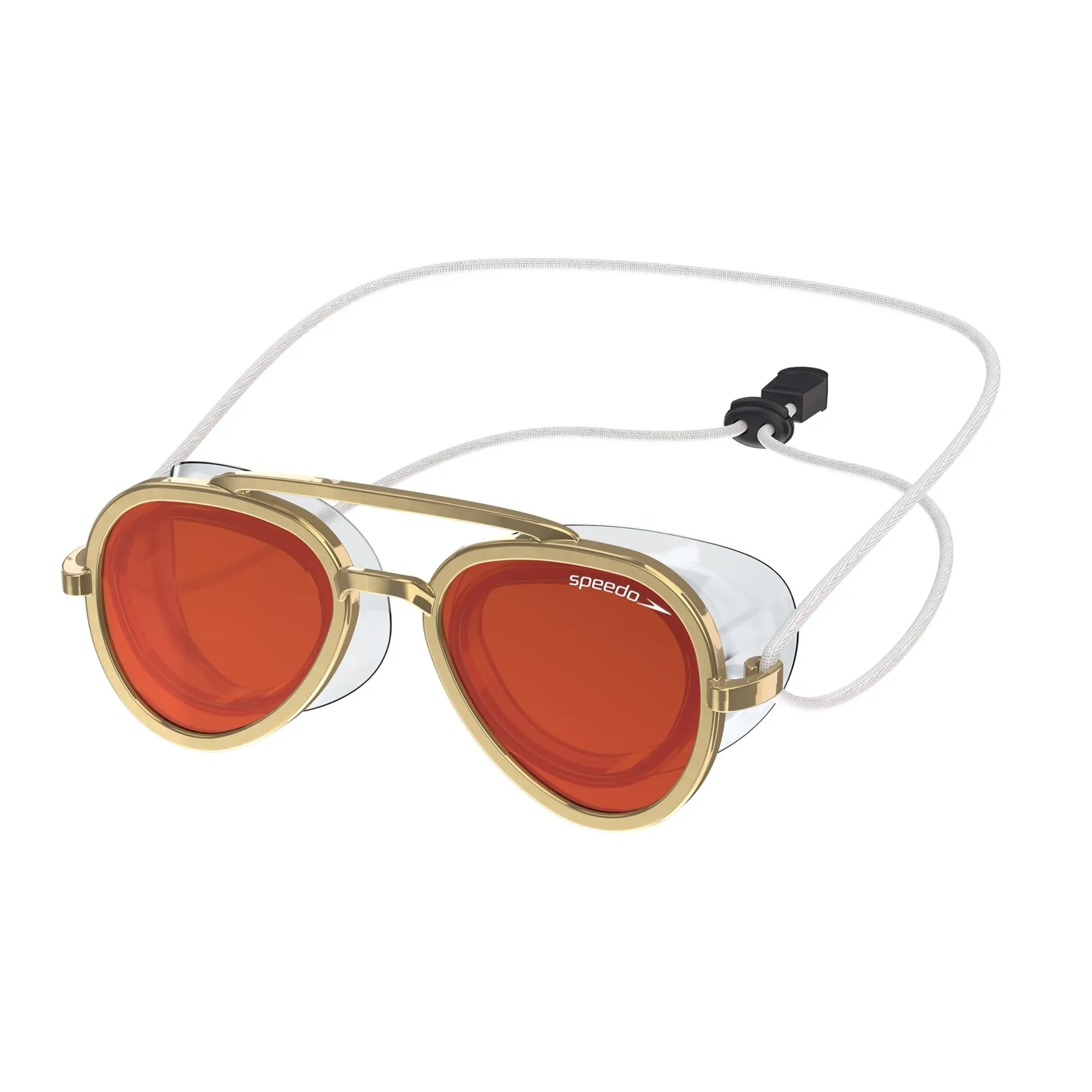 Speedo Adult Sunny G Mariner Mirrored Goggles with mirrored lenses and adjustable strap
