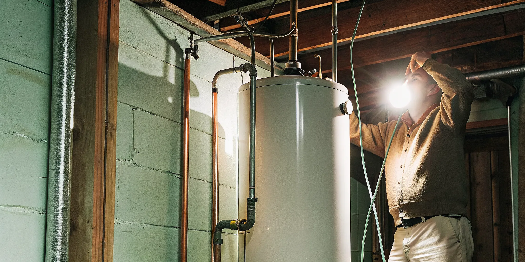 Professional water heater installation in Indianapolis by an Armor Air technician