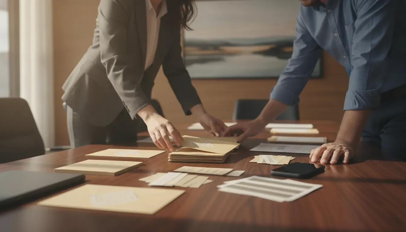 Estate dispute evidence organized for a California beneficiary claim