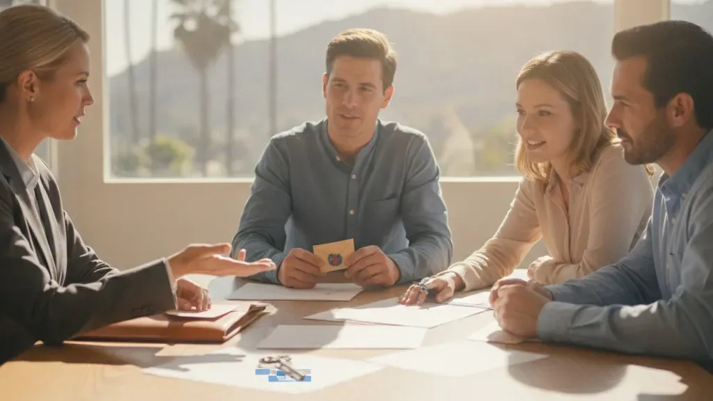 California family discussing executor and trustee authority with an estate attorney