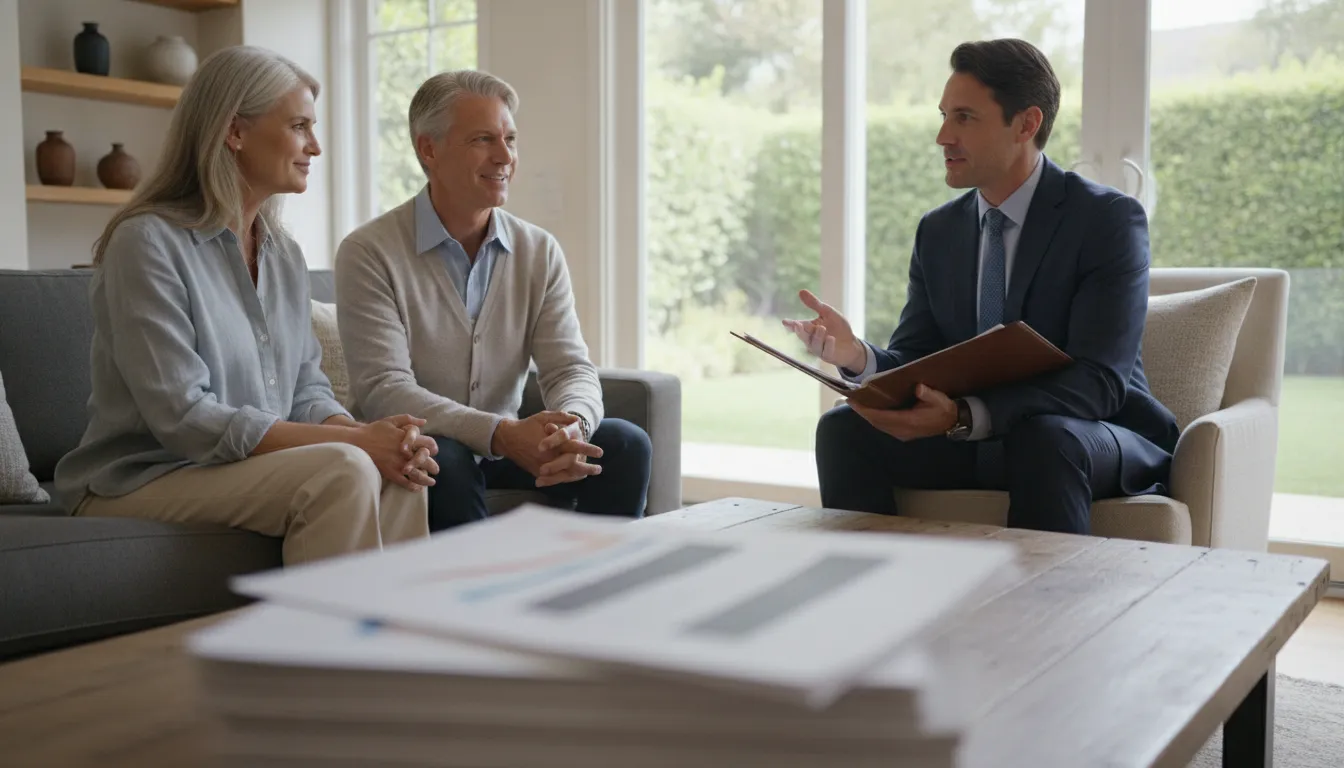 California parents discussing trust planning and family assets with an estate attorney