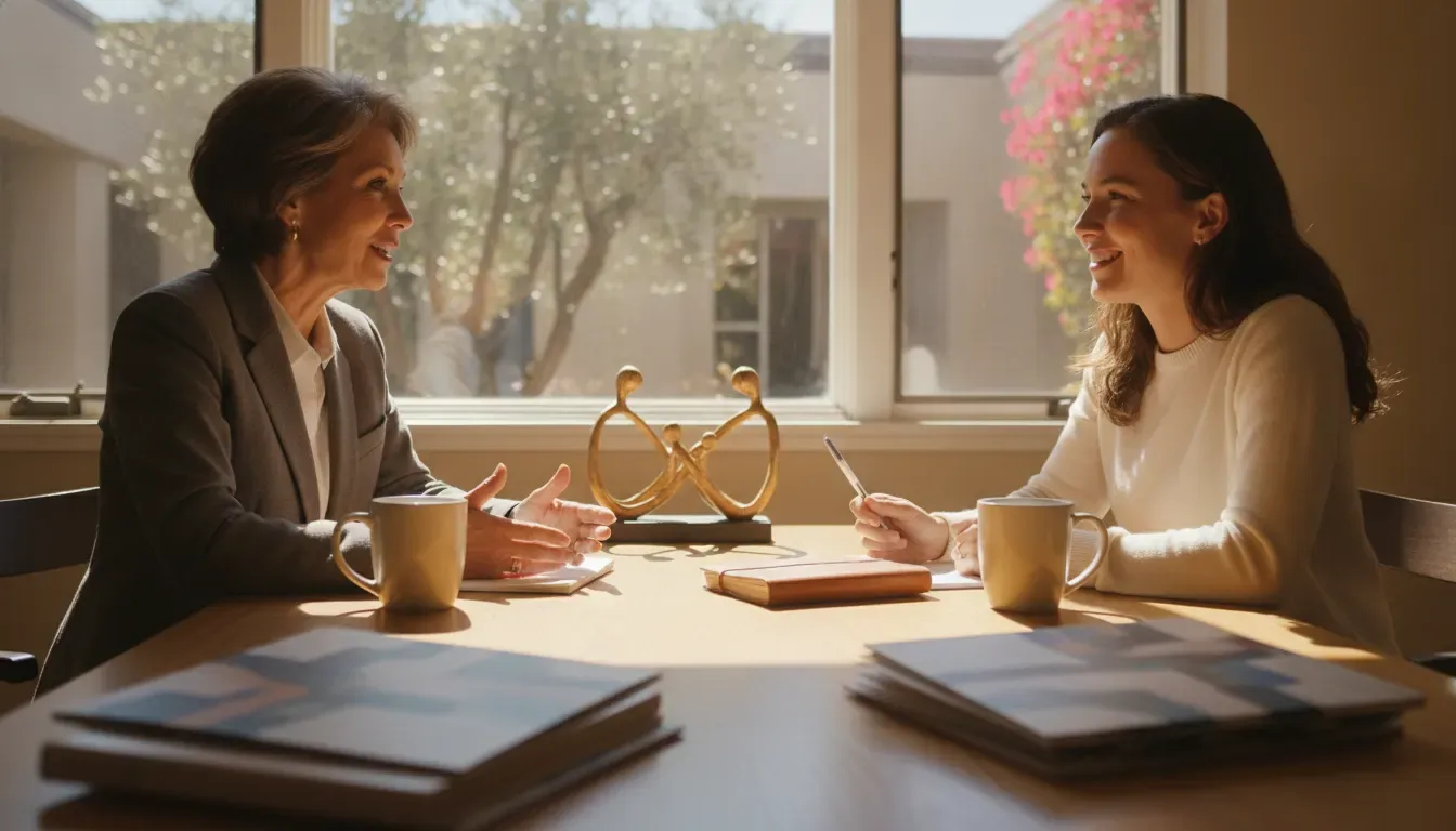 Family discussing California estate planning with a certified specialist attorney
