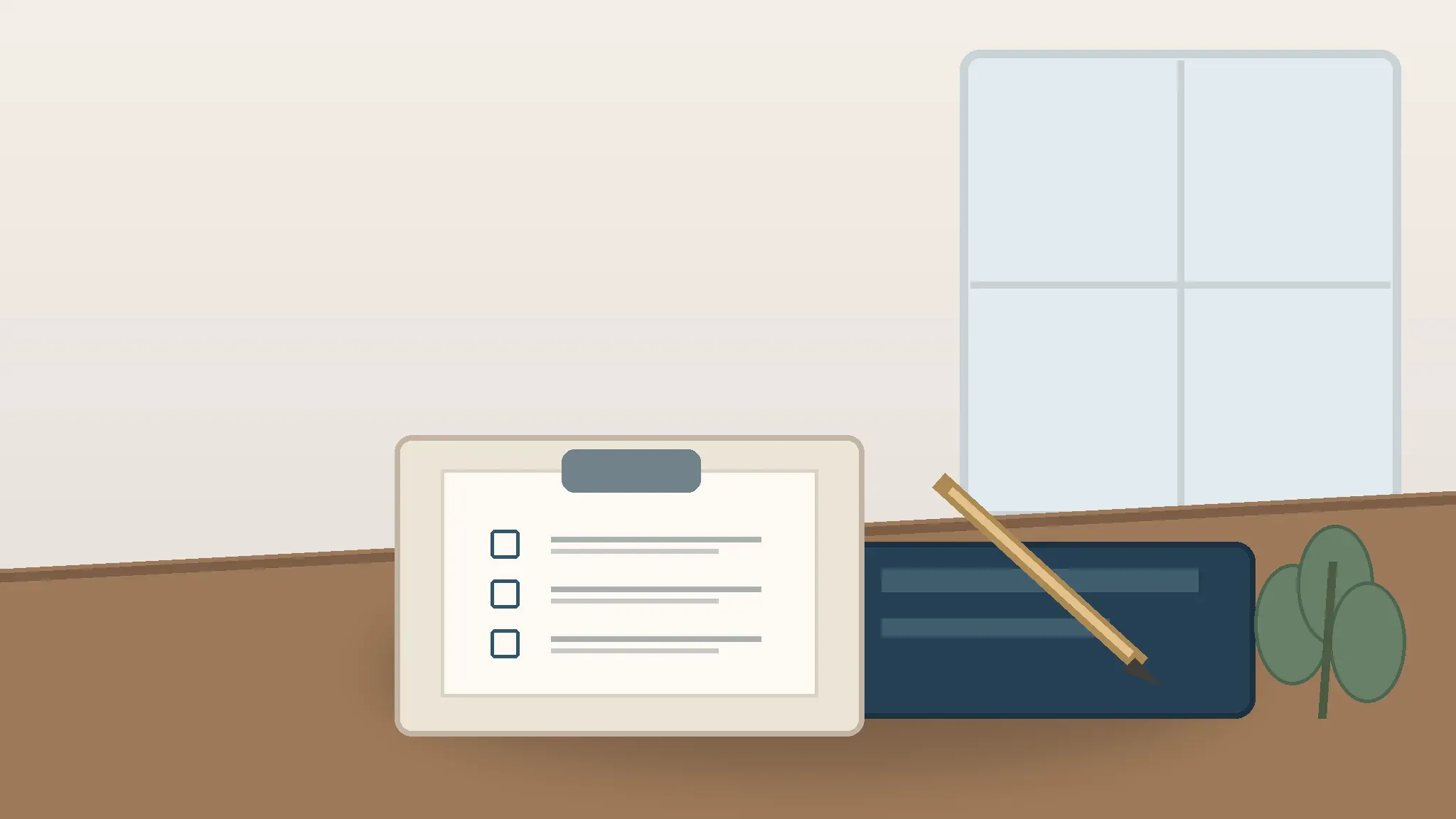 California trust administration checklist organized on a desk with estate planning documents