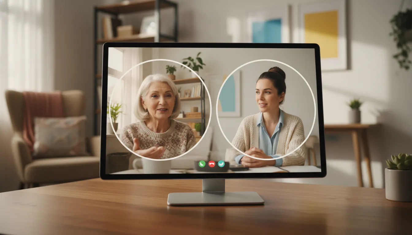 Older adult receiving individual teletherapy support for pain-related anxiety