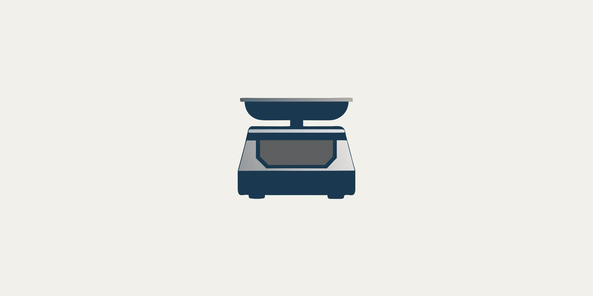 NTEP certified legal for trade scale on a deli counter in a commercial kitchen