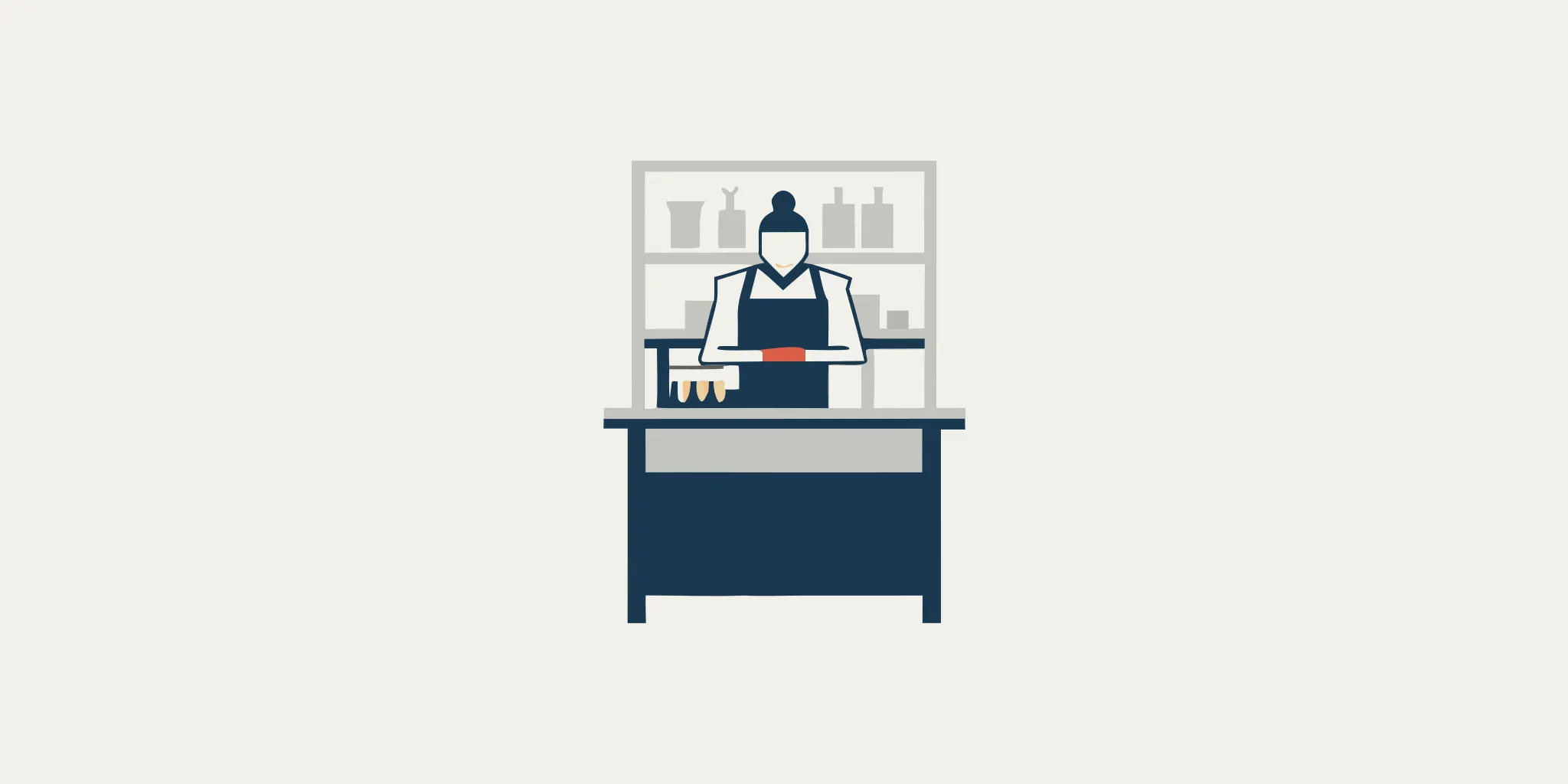Restaurant operations manager auditing a standardized commercial scale