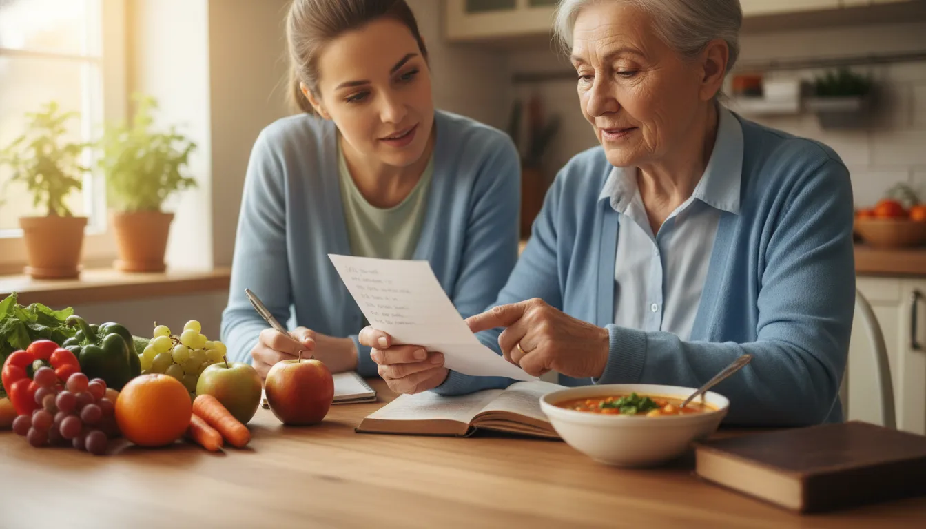 Grocery planning for meal preparation for seniors Aurora CO