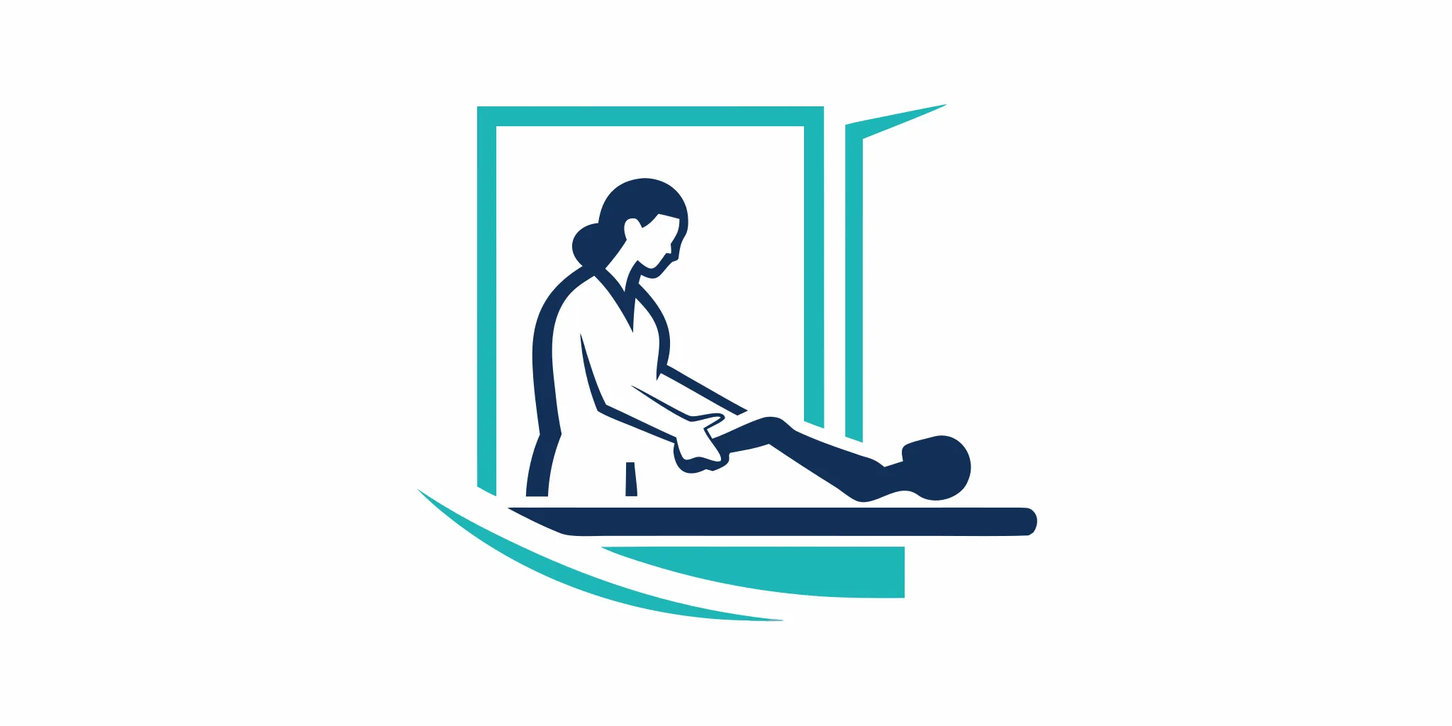 Podiatrist performing a foot examination in a modern medical office with patient seated comfortably