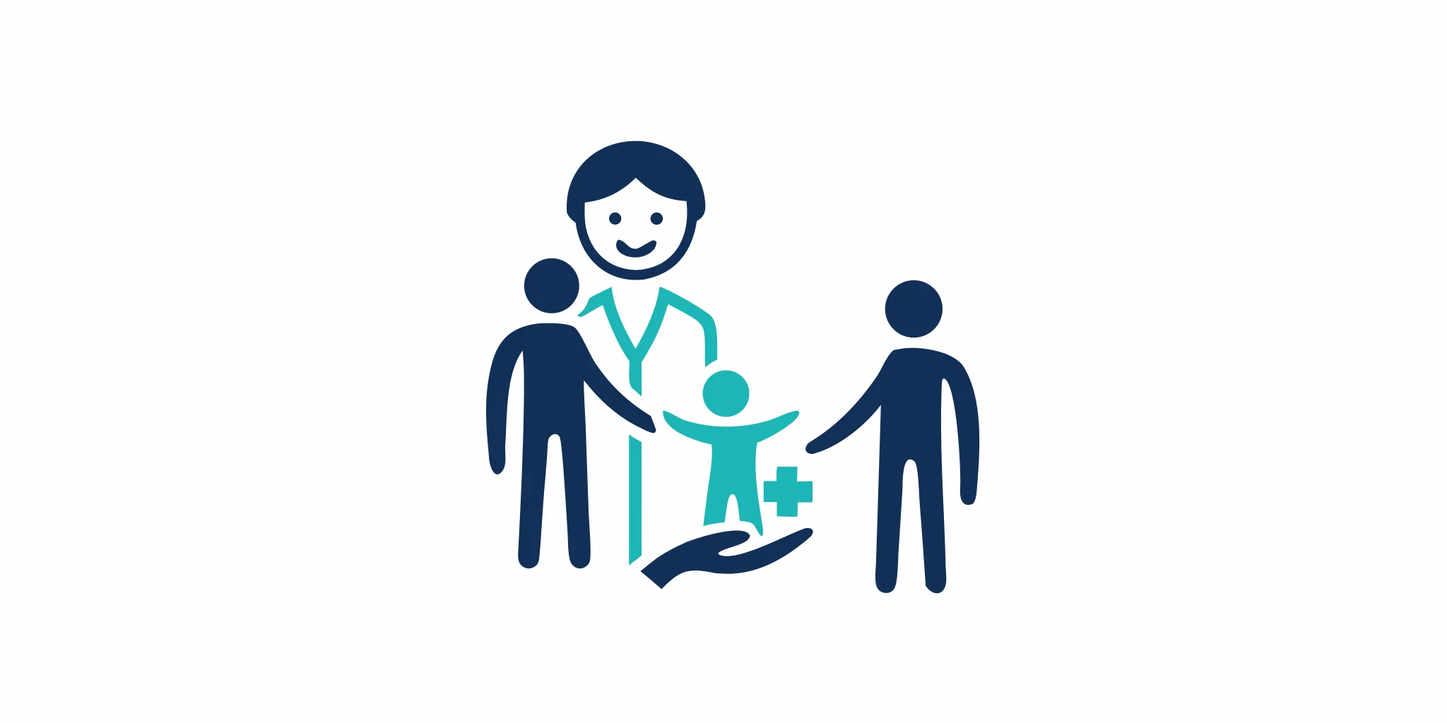 A friendly podiatrist gently showing a foot model to a child and parent in Katy