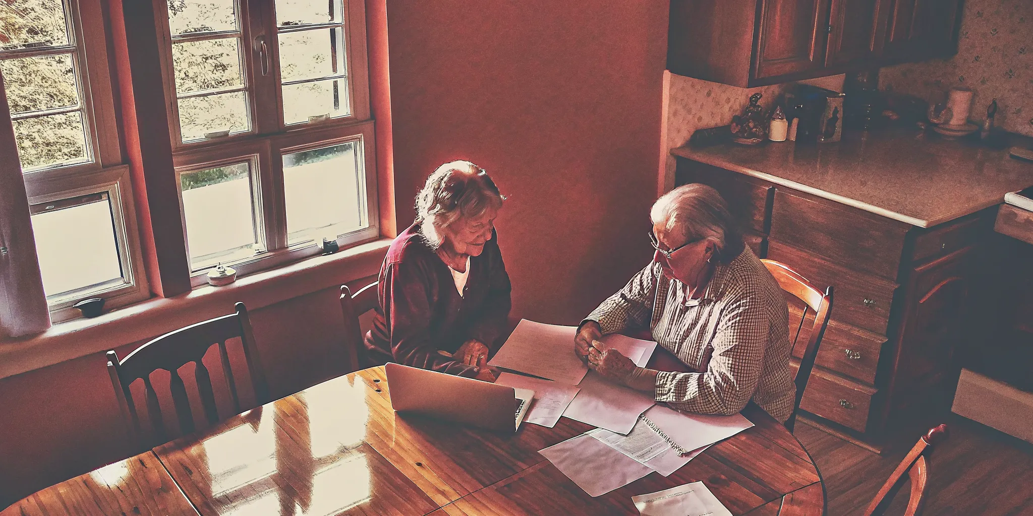Older adult reviewing Medicare Part B late enrollment penalty costs with an advisor