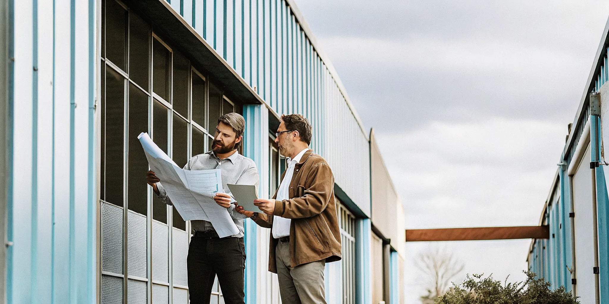 Property tax consultants reviewing a commercial industrial property assessment