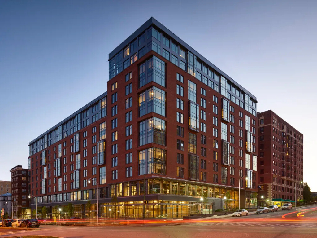 Managed student housing property used for monthly reporting review