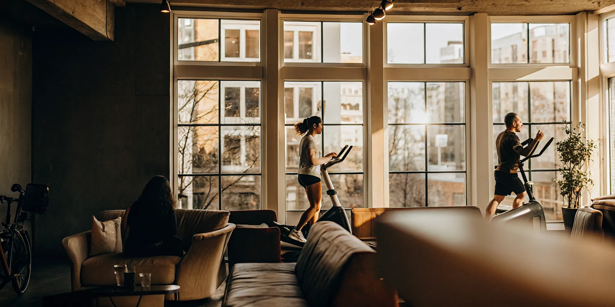 Modern fitness and wellness amenities in off-campus student housing