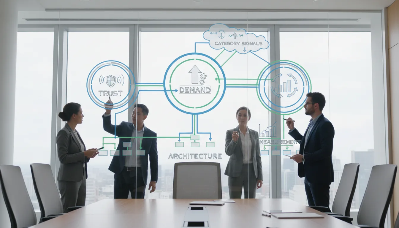 Mapa del ecosistema de la estrategia de marca B2B para equipos de crecimiento empresarial
