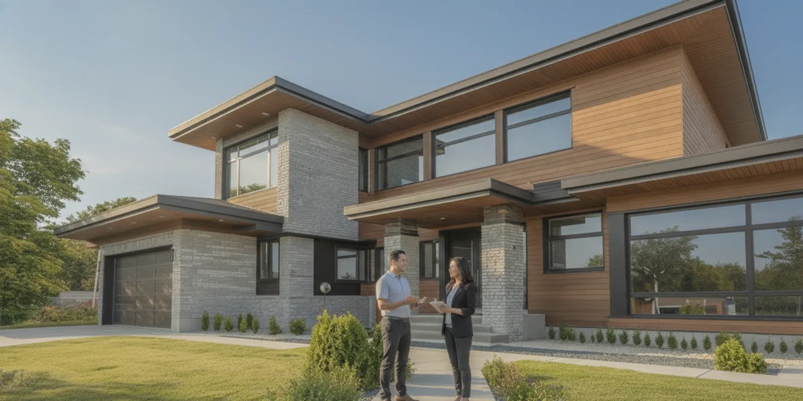Local property manager discussing a rental home with an owner in the Inland Empire