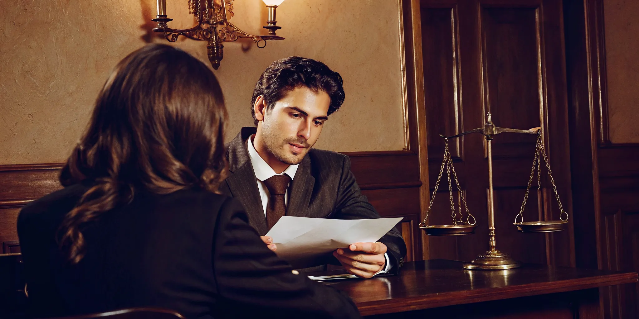 Attorney and client reviewing a transparent lawsuit funding plan