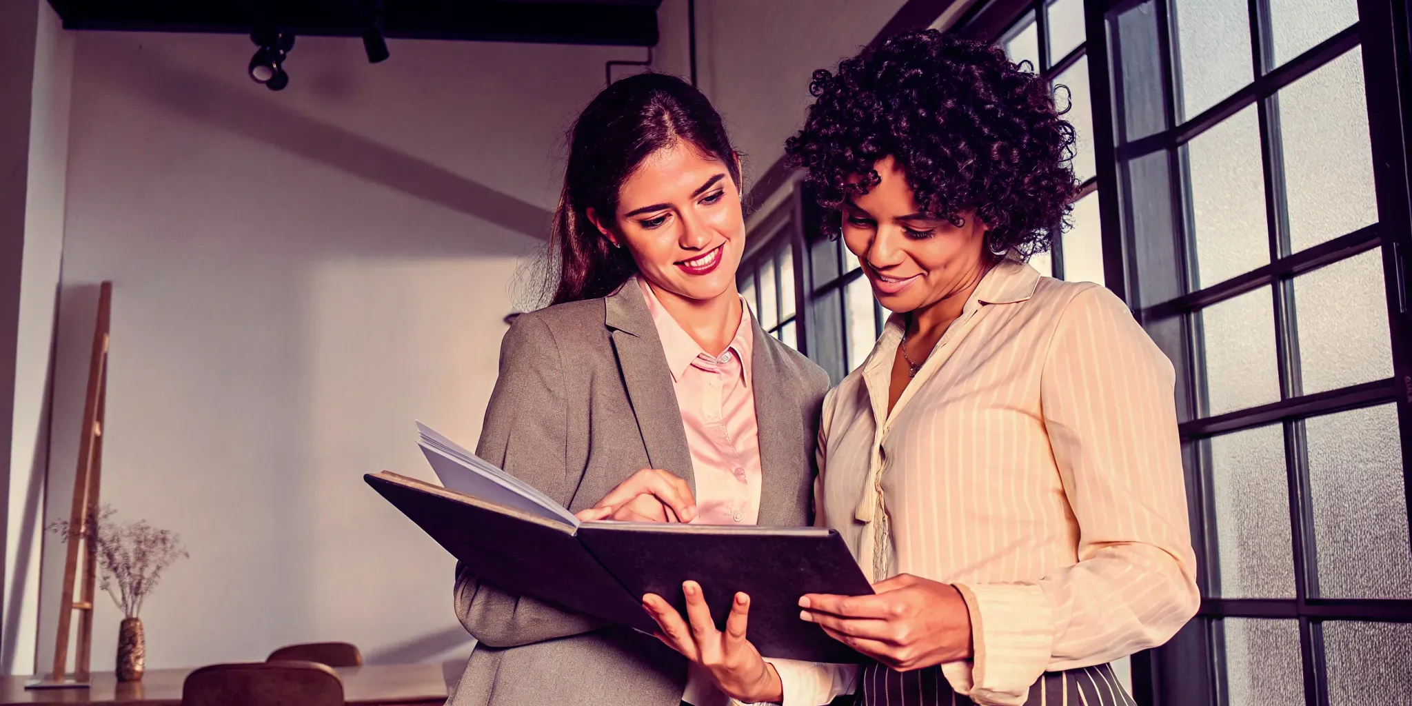 Plaintiff and attorney reviewing a non recourse lawsuit funding option