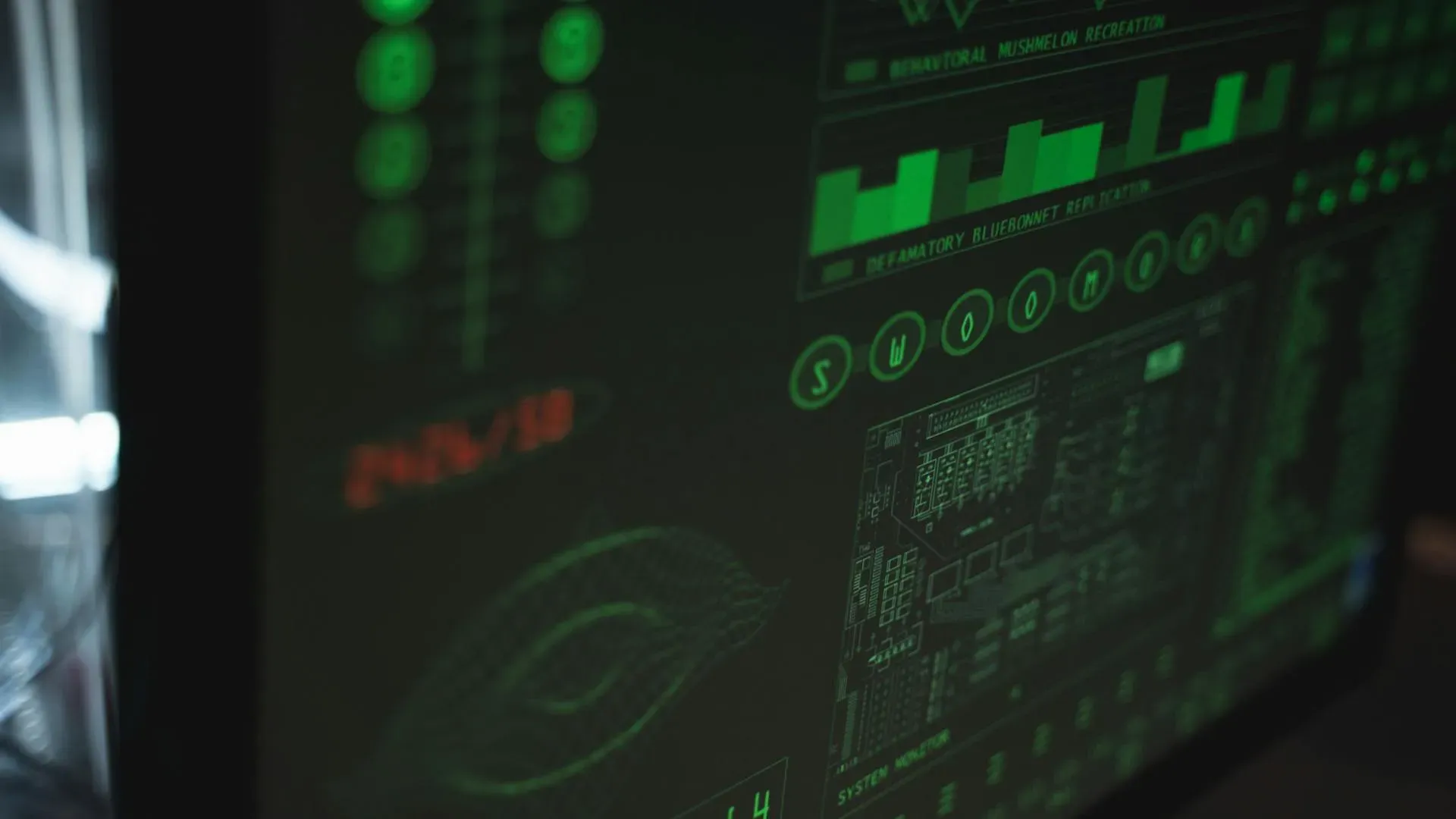 Cybersecurity analyst monitoring threat exposure data on a security dashboard
