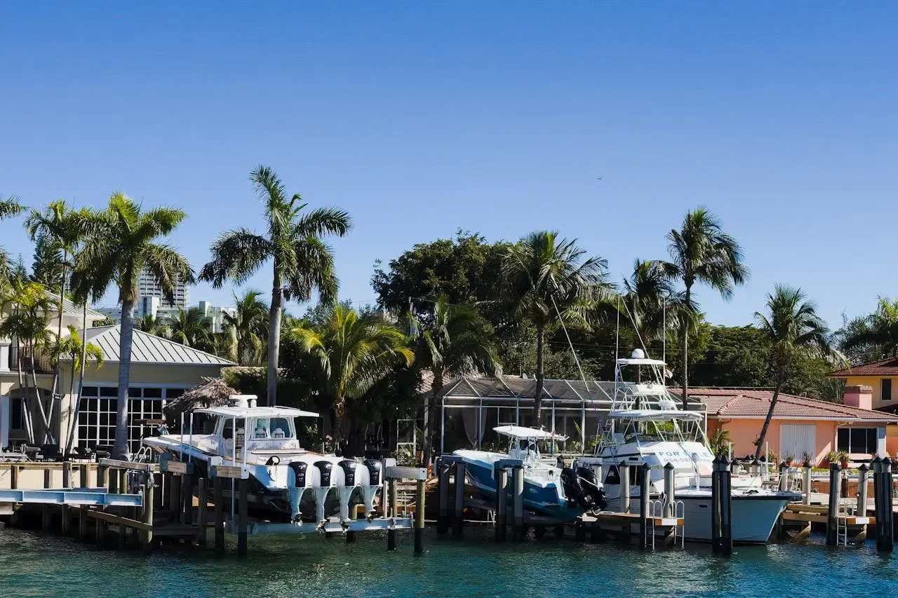 Boat lift canopy frame installed on a residential waterfront dock