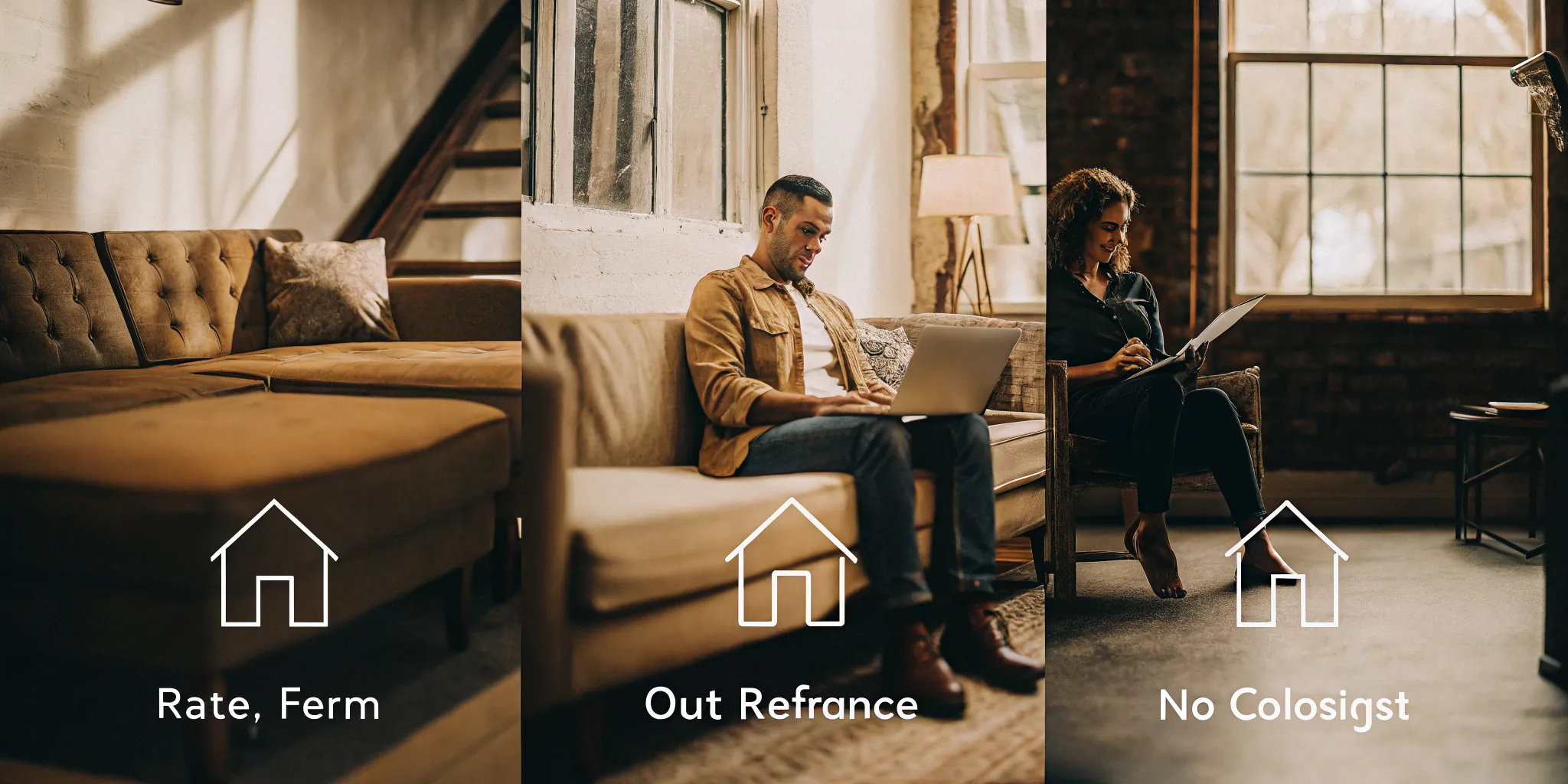 Comparison chart of different mortgage refinance options including rate-and-term, cash-out, and no-closing-cost refinancing
