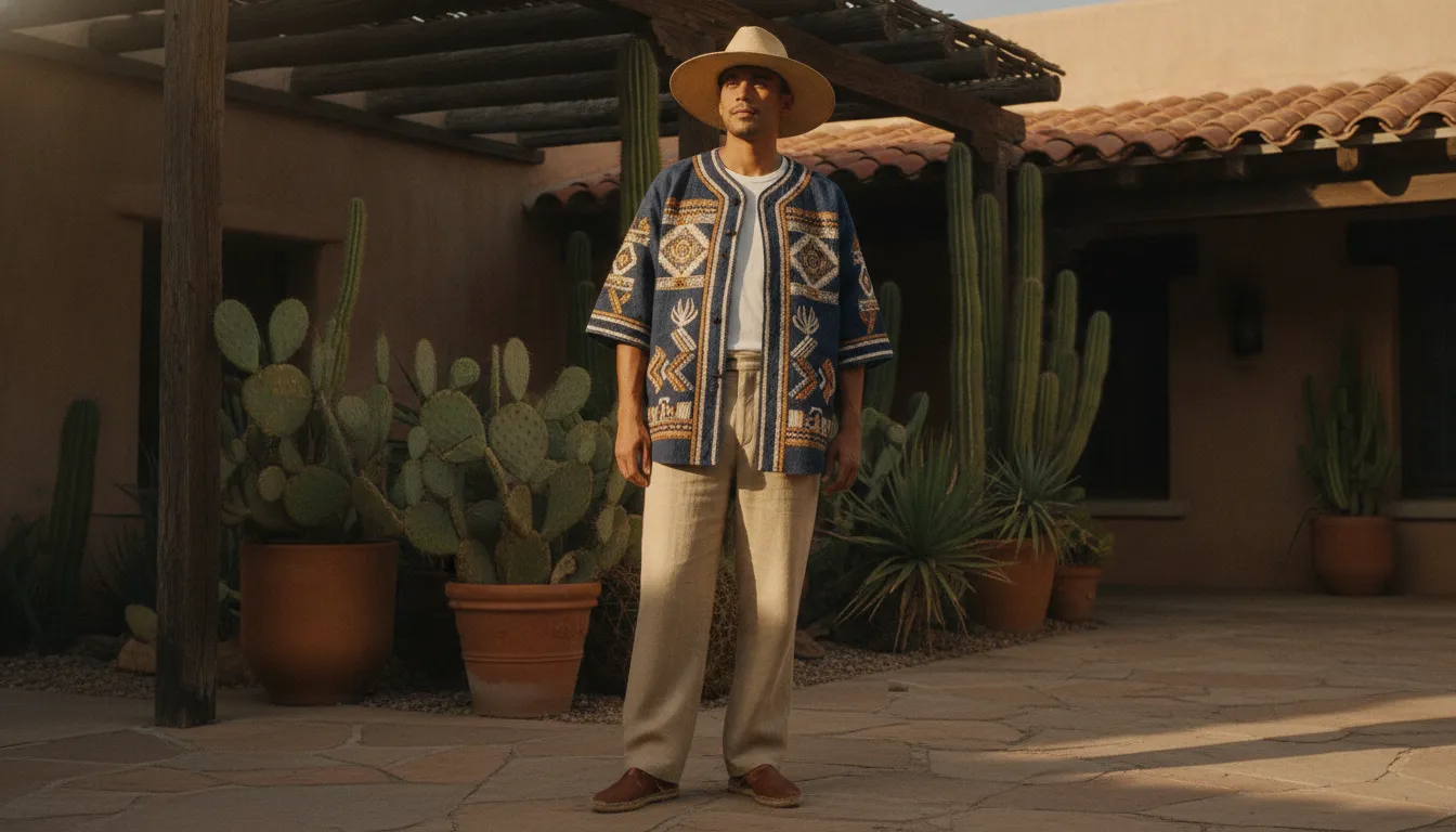 Premium embroidered Mexican baseball jersey with detailed regional design