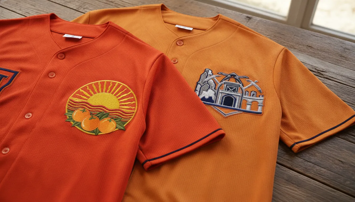 Sonora Naranja y Zacatecas Orange jerseys side by side