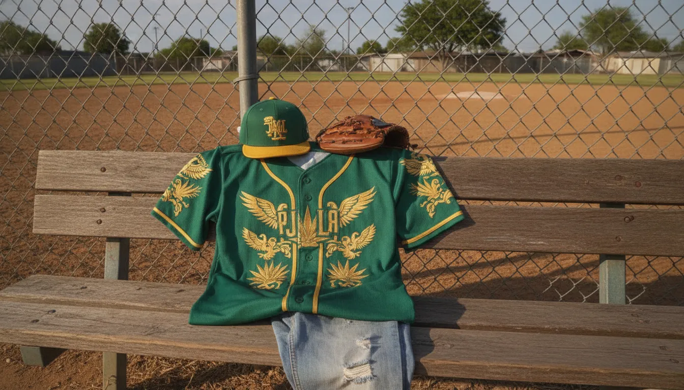 Jalisco-inspired baseball jersey styled for casual everyday wear