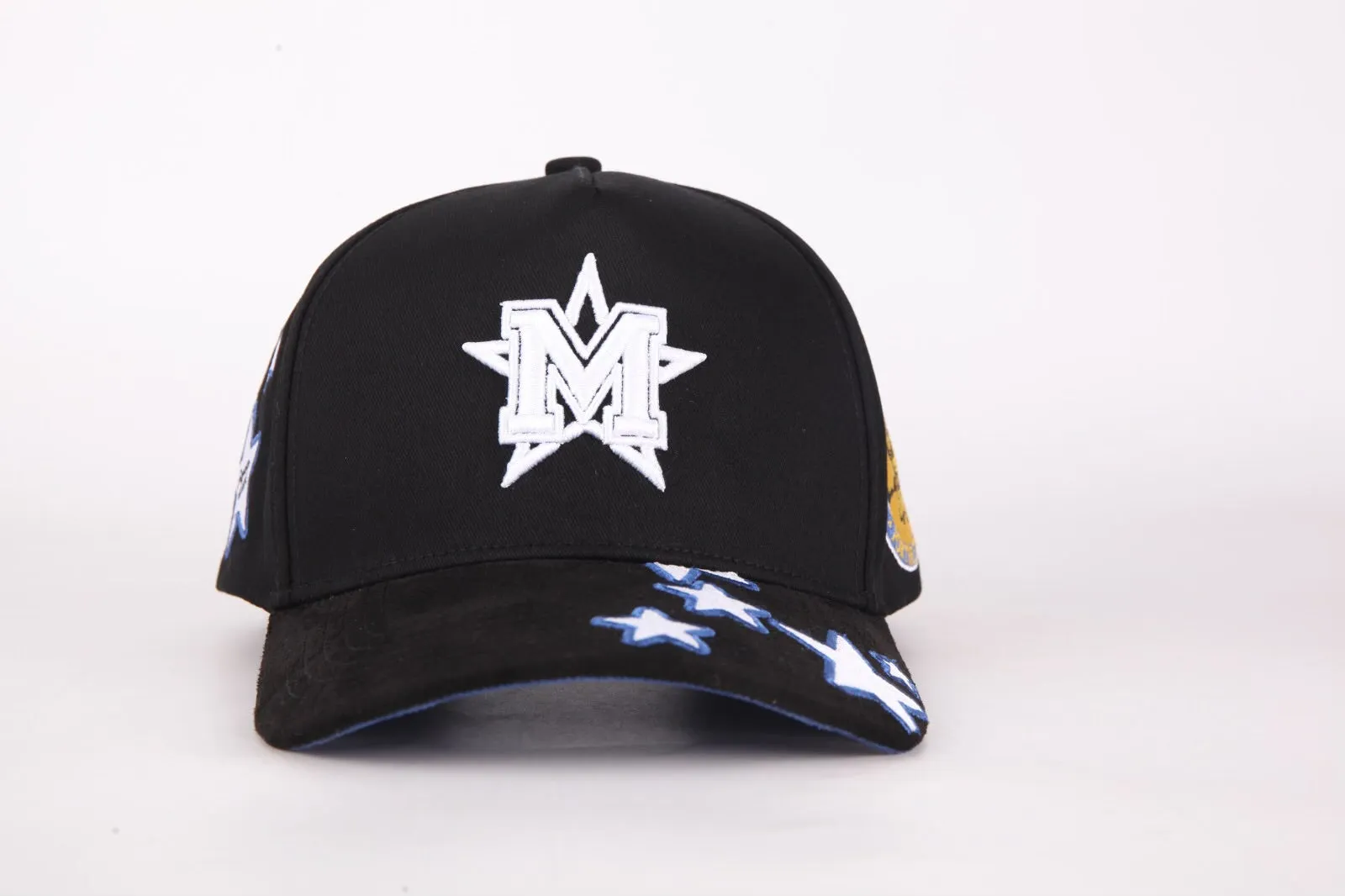 Beisbol Barbas hat Texas style with embroidered Mexican design