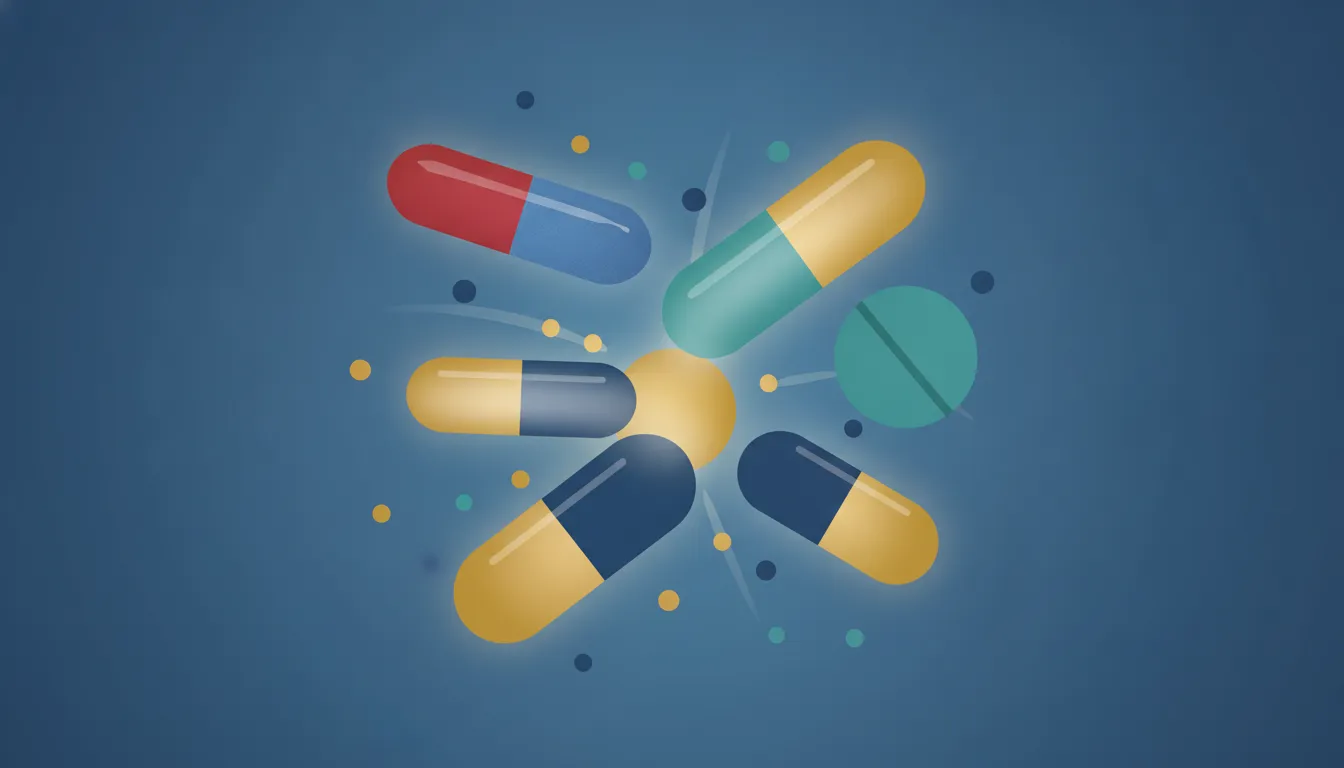 Abstract illustration representing cellular energy production and CoQ10 research