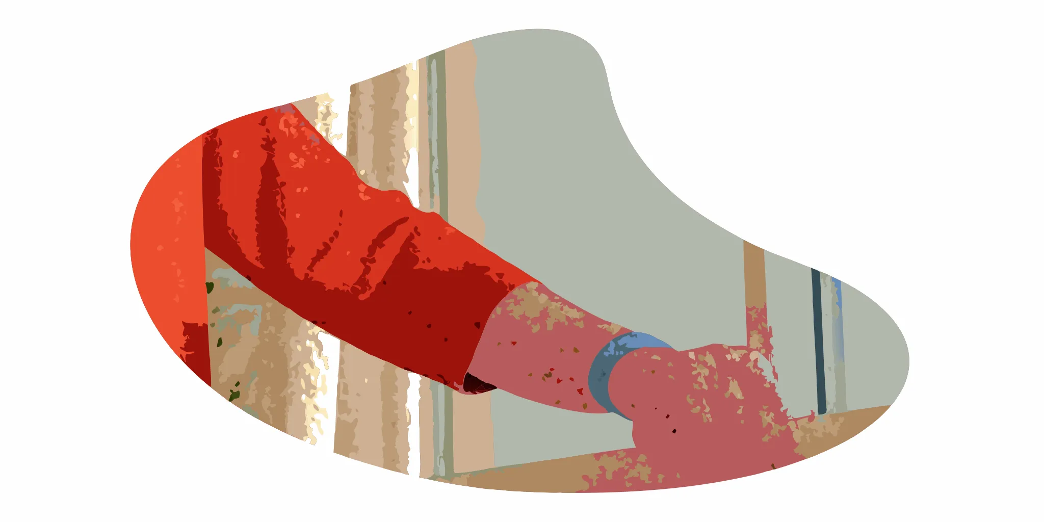 Mature skin texture showing what causes crepey skin after 60