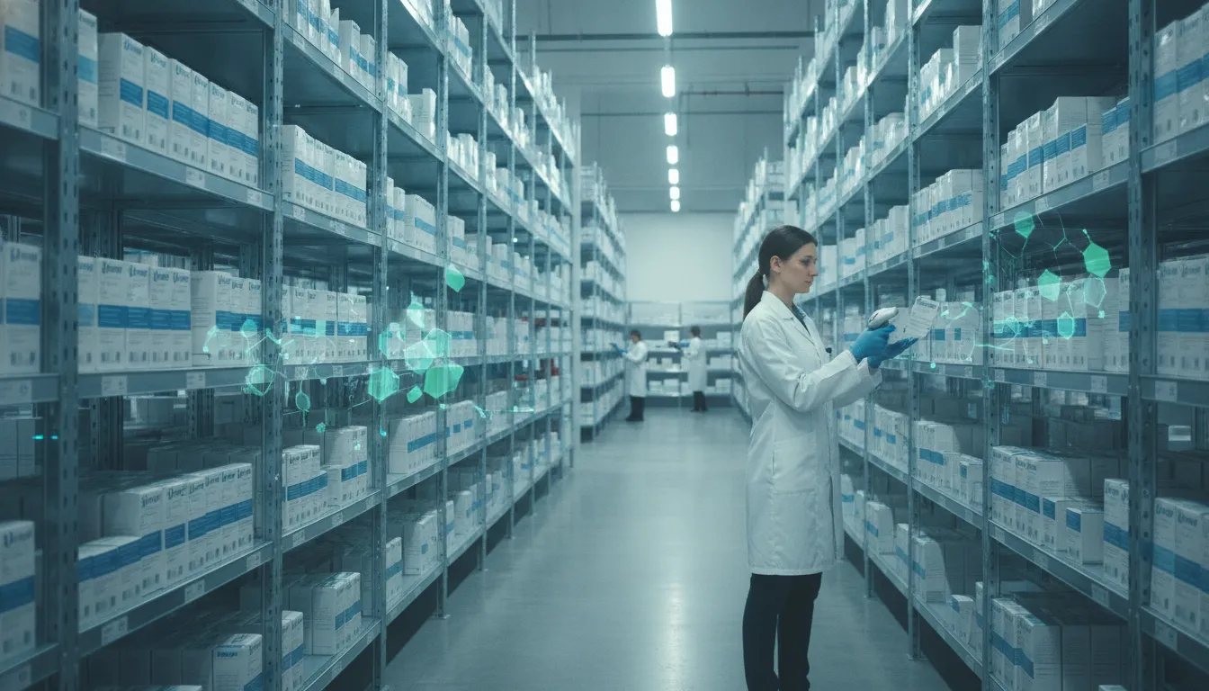 Pharmaceutical compliance specialist investigating serialized DSCSA transaction exceptions