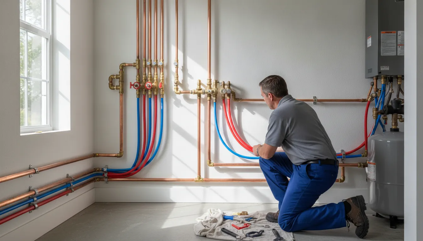 Repiping service Melbourne FL assessment of exposed home water pipes