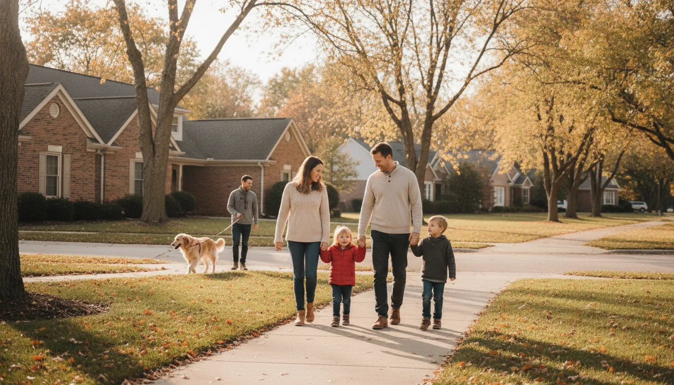 Family discussing dog safety after a Saginaw County dog bite